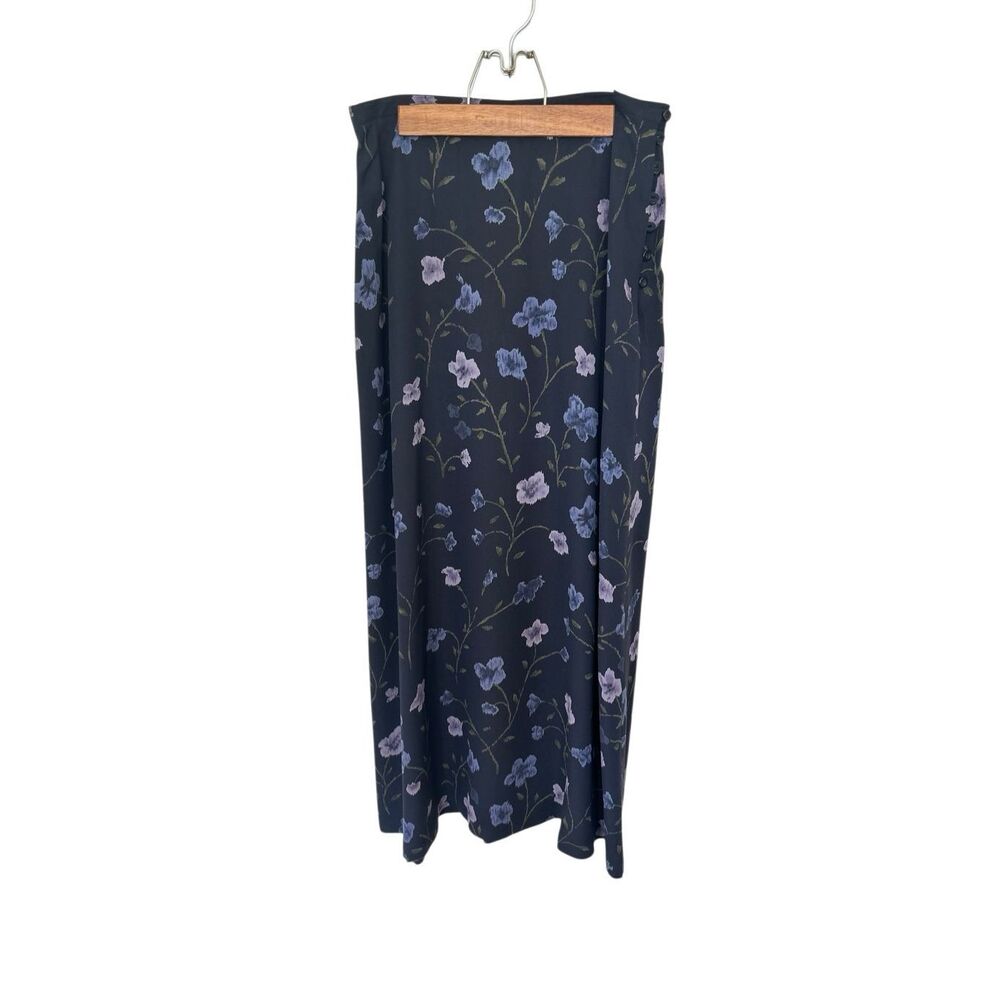100% Vintage 90s Silk Skirt
